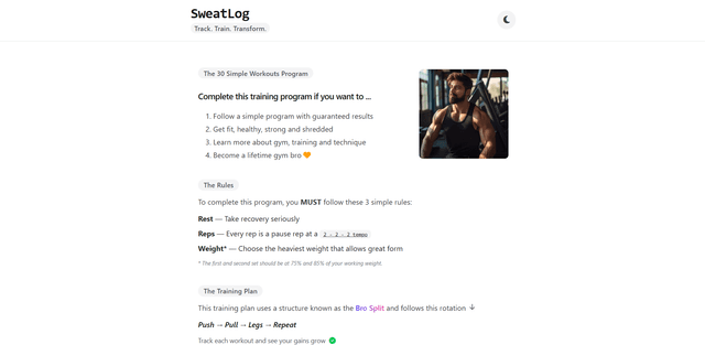 SweatLog